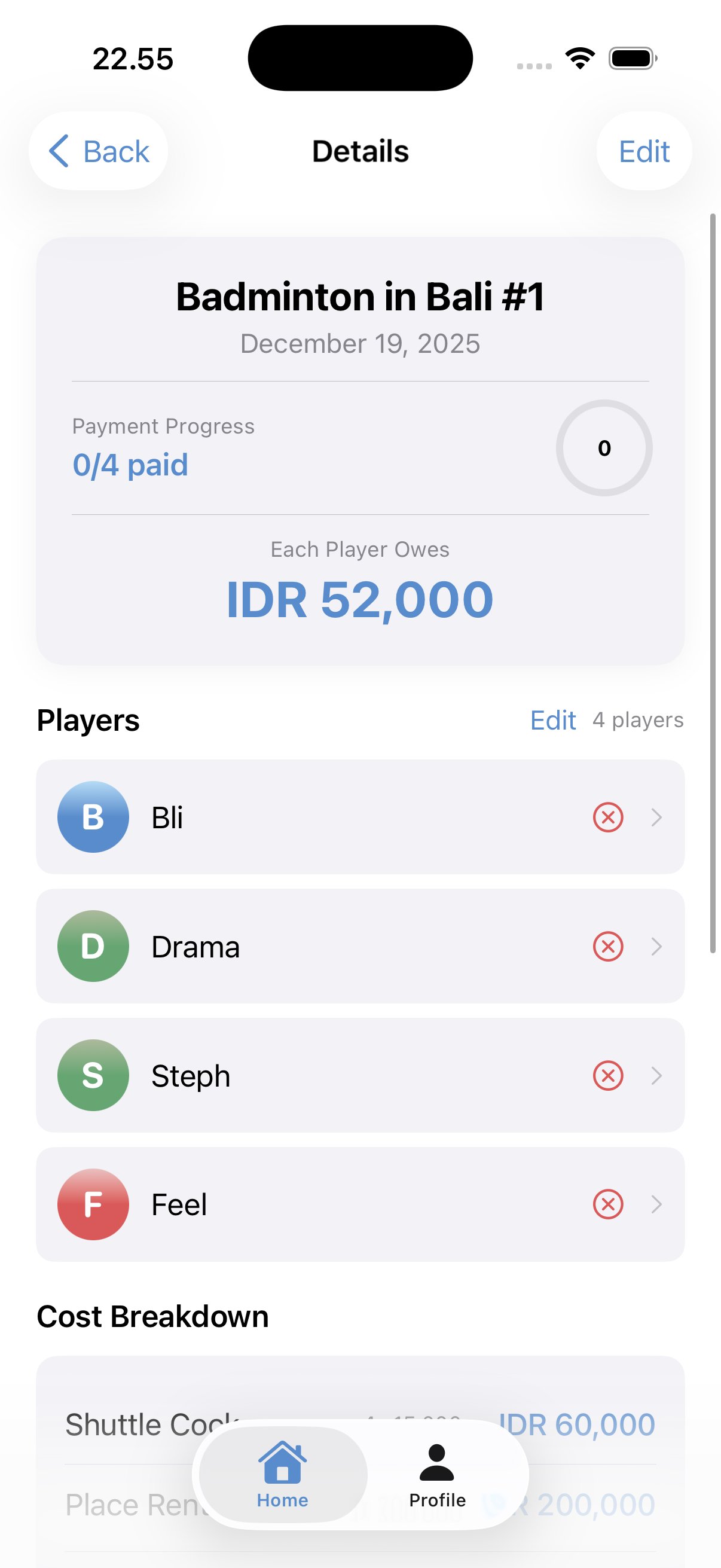 Paid App Add Session